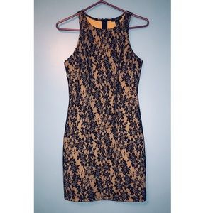 Nude & black Bodycon Dress ❎ FINAL SALE